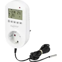 Sygonix SY-6824098 Universele thermostaat Montagewijze: Tussenstekker Weekprogramma 1 stuk(s)