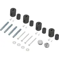 LuxeBath Console voor designradiator antraciet voor rechte modellen