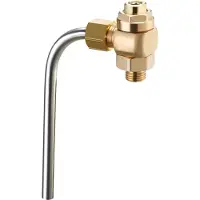 Oventrop OV monsternamekraan Aquastrom P brons/roestvrij staal DN 8, 1/4inch, Verwarmingsaccessoires