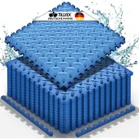 Tillvex Poolbodembeschermingsmat 24 stuks | Onderlegmat voor zwembad & peuterbadje | Poolmat Bodemmaat Outdoor | Poolonderlaag Bodembescherming Matten warmte-isolerend | Whirlpool bodemfolie zacht