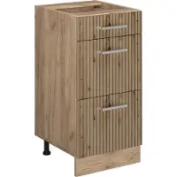 Vicco R-Line Keukenonderkast – 40 cm met laden, zonder werkblad Artisanaal eiken