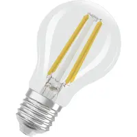 Osram 2x LED-lamp A60 E27, 2,2W = 40W, 470lm, 4000K (neutraal wit), 320°, filament, CLASSIC, energiezuinig,