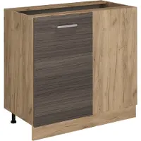 Vicco R-Line Hoekkast – 86 cm zonder werkblad Edel grijs