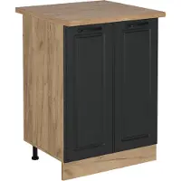 Vicco R-Line Keukenonderkast – 60 cm, WB Eik Antraciet landhuis