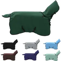 vidaXL Paardendeken Volledig Donkergroen 85 cm Polyester