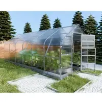 KLASIKA GREENHOUSES KLASIKA DROP Tuinkas - 15m² - 2,5 m x 6 m - 6 mm Dikte - Kweekkas - Polycarbonaat afdekking