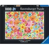 Ravensburger puzzel bloemen 1000 stukjes - kleurrijke legpuzzel.