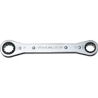 Stahlwille 41131415 25 14 X 15 RATSCHENRINGSCHLUESSEL Dubbele ringsleutelratelset Sleutelbreedte (metrisch) 14 - 15 mm