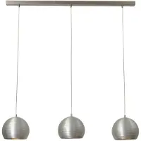 Masterlight Leuke eettafel hanglamp Concepto 3x20 metaalgrijs