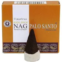 Satya Wierookkegels Golden Nag Palo Santo (20 gram) wordt per stuk verkocht
