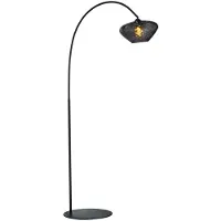 Masterlight Booglamp Porto Blossom Smoke Glas Ø 30cm