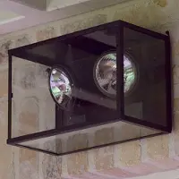Authentage Muurlamp Vitrine AR111 landelijke stijl