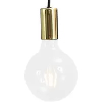 Masterlight Hanglamp Concepto pendel zwart met goud