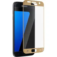 BigBen Interactive , Screenprotector geschikt voor Samsung Galaxy S7 - Tempered Glass 2.5D, Goud