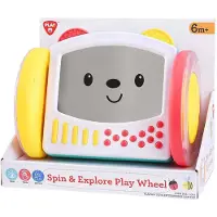 Playgo activiteitenrol sensorisch speelgoed kleurrijk voor baby's.