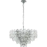 Stars of Light Ø 78cm kroonluchter Calmeilles 1 chroom