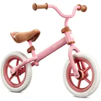 Sun baby Loopfiets voor Kinderen 2 Jaar Molto Strada, max. 30 kg, Loopfietsen met schuimrubberen banden, verstelbaar zadel en stuur, stalen frame - Lila