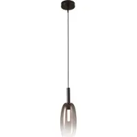 Masterlight Hanglamp Ø 11,5cm Lido Olive met smoke-fading glas