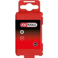 Ks Tools 911.7731 9117731 Kruis-bit PH 2 Gereedschapsstaal Vernikkeld E 6.3 5 stuk(s)