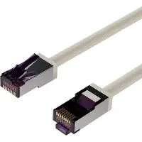 Flexline S/FTP CAT6a 10 Gigabit netwerkkabel / grijs - PVC - 5 meter