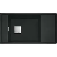Franke Fresno - Fragraniet spoelbak FSG 211/111, 86x46 cm, mat zwart 135.0652.557