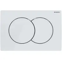 Geberit Delta01 - Bedieningsplaat, alpine wit 115.107.11.1