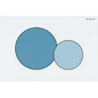Geberit Sigma01 - Spoelbediening, blauw/wit 115.770.SX.5