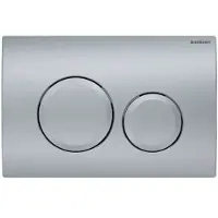 Geberit Delta20 - Bedieningsplaat, mat chroom 115.127.46.1