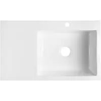 Sapho Avoria - Keramische spoelbak, 86x51 cm, rechts, wit 55086