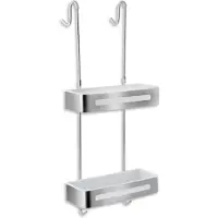 Novaservis Titania Yacore - Dubbele plank, wit/roestvrij staal 65575,4