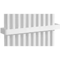 Sapho Fede handdoekhouder voor radiator mat wit 50cm