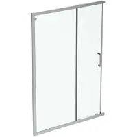 Ideal standard Connect 2 - Schuifdeur, 2-delig, 80 cm, silver bright/helder glas K9259EO