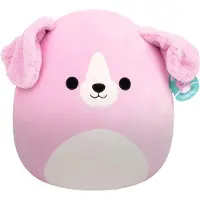 Squishmallows - Large Plush (Peggy Sue - Pink Golden Retriever W/White Belly) - 40cm Plush