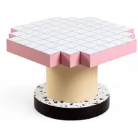 Seletti Supercoffee table blue grid salontafel