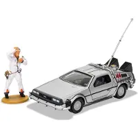 Corgi Back to the Future DeLorean en Doc Brown Figuur