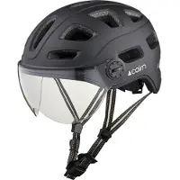 Cairn Quartz Visor City Helm Mat Zwart || Maat: M (52-58 cm)