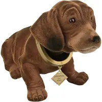 Usorteret Kunststofferzeugnisse 563014 Knikkende hond (l x b) 30 cm x 10 cm Kunststof Bruin
