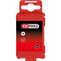 Ks Tools 911.7716 Torq-bit S2-staal Vernikkeld E 6.3 5 stuk(s)