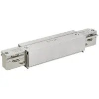SLV Eutrac connecteur avec alimentation, gris argent