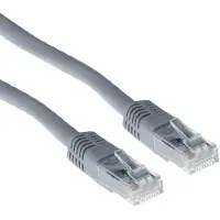 ACT IB3452 U/UTP CAT6A Patchkabel Grijs - 25 cm