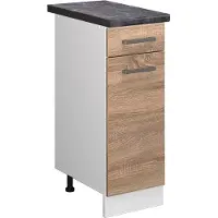 Vicco R-Line Keukenonderkast – 30 cm, WB Antraciet Sonoma
