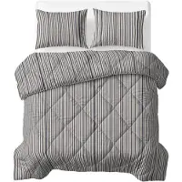 Royal Textile Sleeptime Lazy Dekbed Katoen Stripy Beige/Blauw 200 x 220 cm