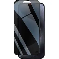 BigBen Interactive , Screenprotector geschikt voor iPhone 15 Pro - Privacy Organic Glass 2.5D, Transparant zwart