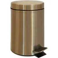 Sapho Afvalbak 3l, brons