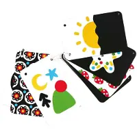 Banana Panda - Hoogcontrast Babykaarten - 0-3 Maanden