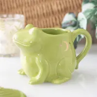 Something Different - Luna Frog Shaped Mok/beker - Groen