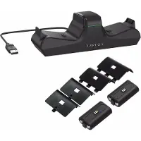 Raptor Gaming - Dubbele Oplader CSX200 Zwart voor Xbox Series X|S en Xbox One Controllers