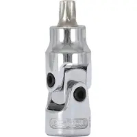 Ks Tools 917.1491, Doppelsleutel, 1/4 inch, metrisch, 1 kop, T8, chroomvanadiumstaal