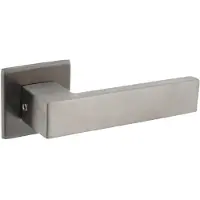 Intersteel Deurkruk Amsterdam op vierkant rozet - RVS