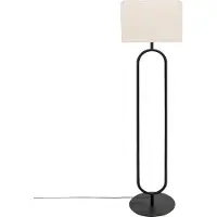 Atmosphera Vloerlamp - Zwart, 38 x 28 x 154 cm